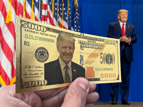 $5000 Commemorative Trump Bucks Bill