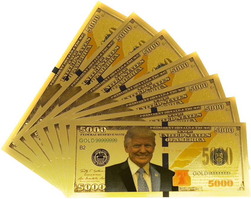 $5000 Commemorative Trump Bucks Bill